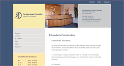 Desktop Screenshot of orthopaedie-sendling.de